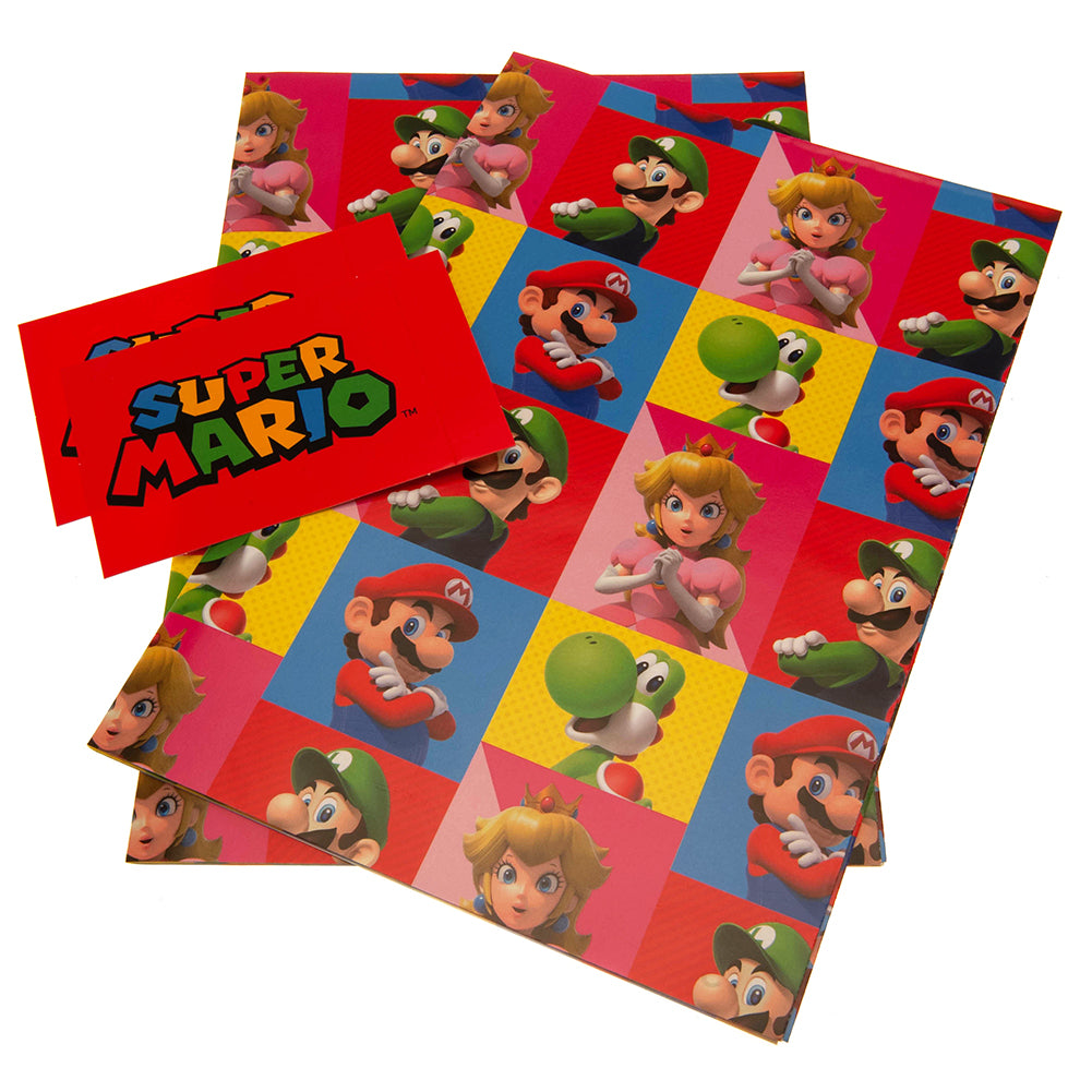 Super Mario Gift Wrap Official Merch