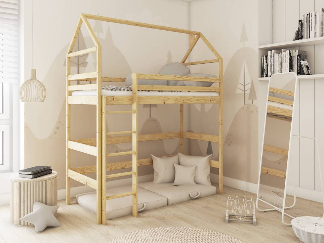 Pine loft online bed