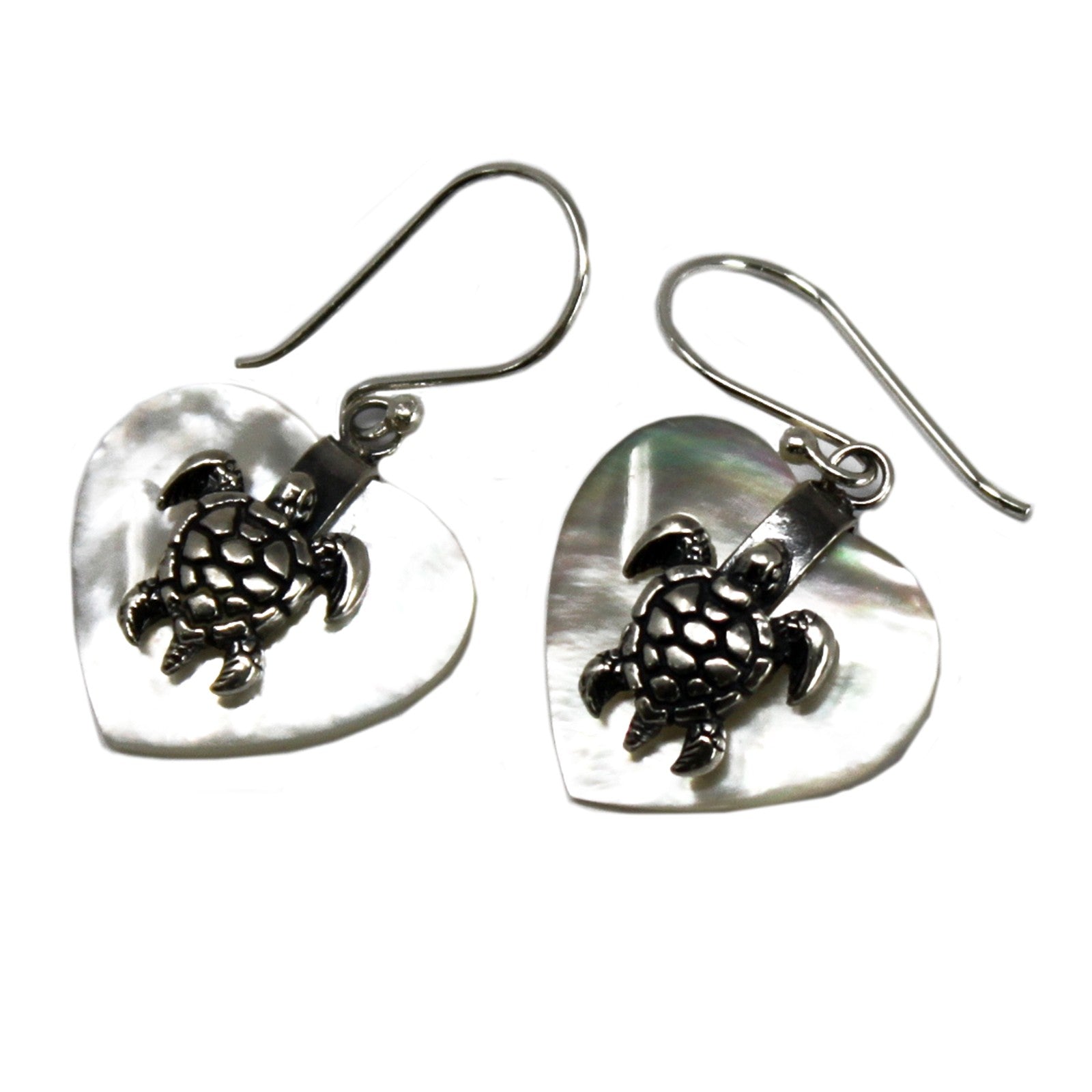 Sterling silver sale sea turtle earrings