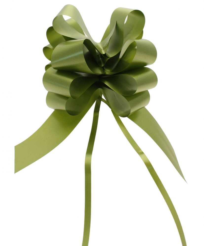 Moss Green Pull Bow 50mm