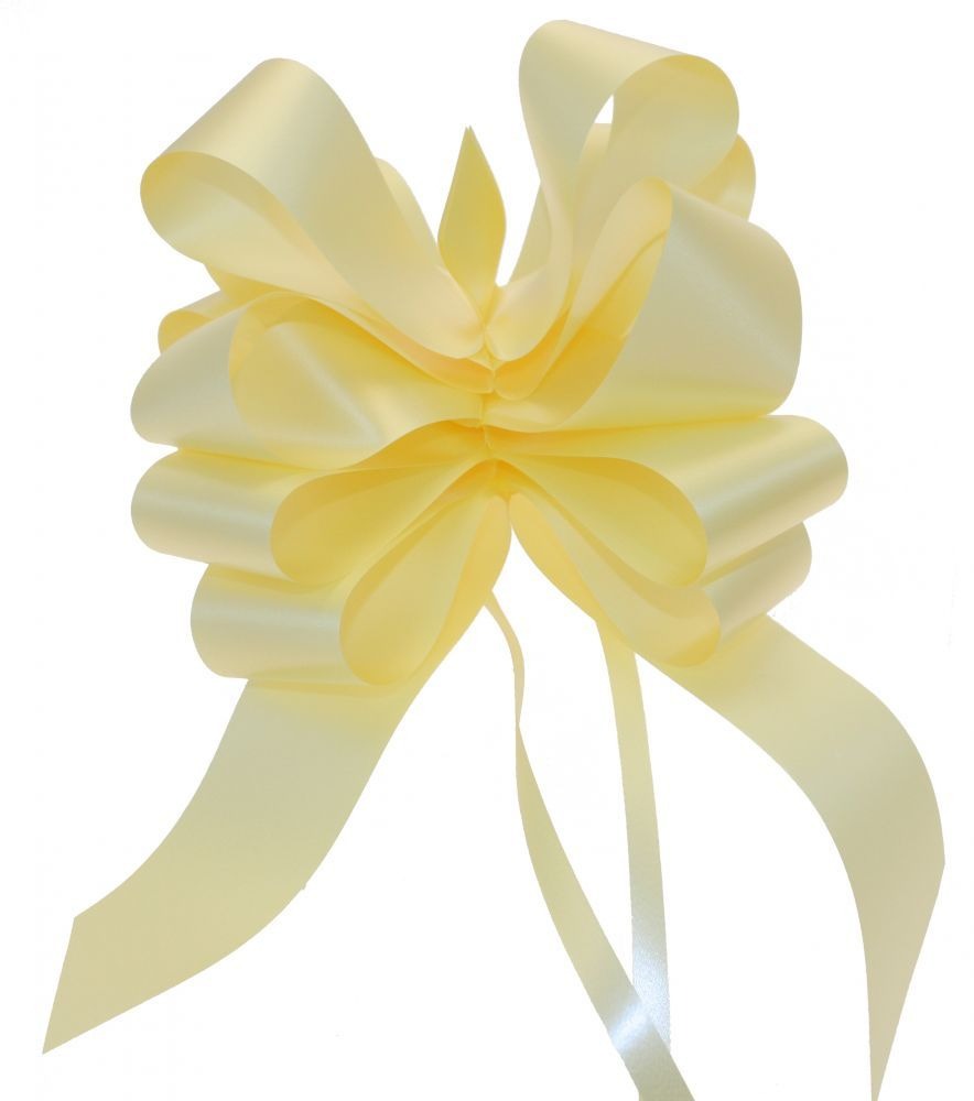 Light Yellow Pull Bow 50mm