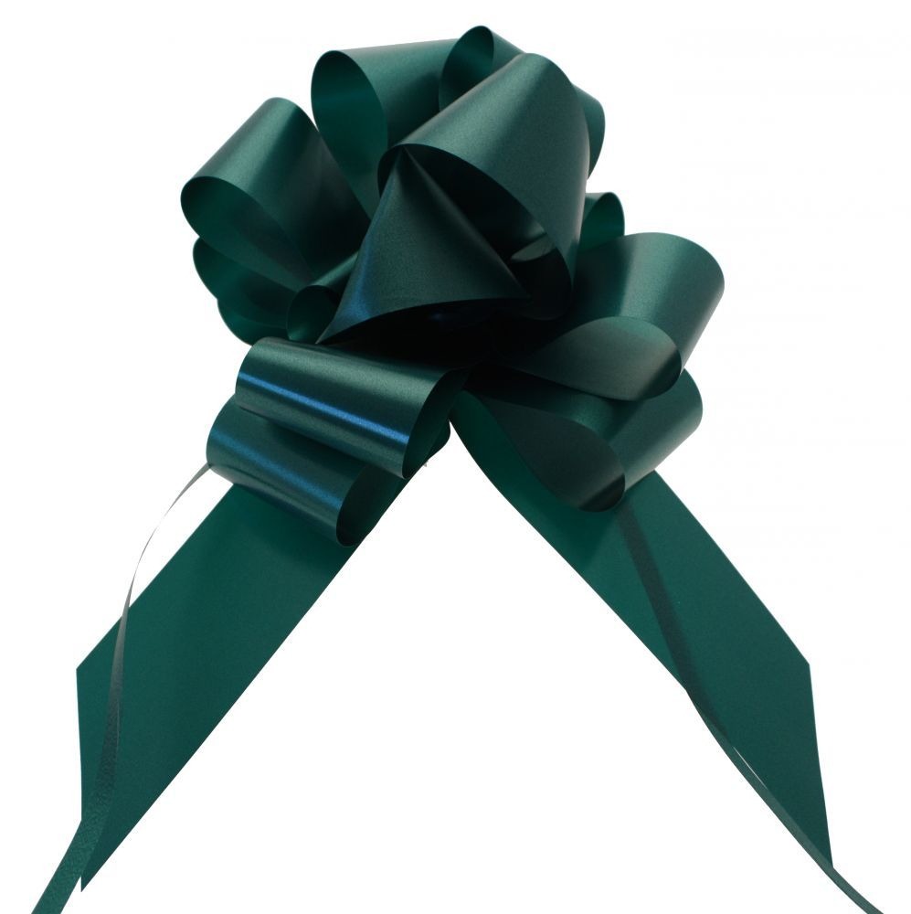 Hunter Green Pull Bows 50mm