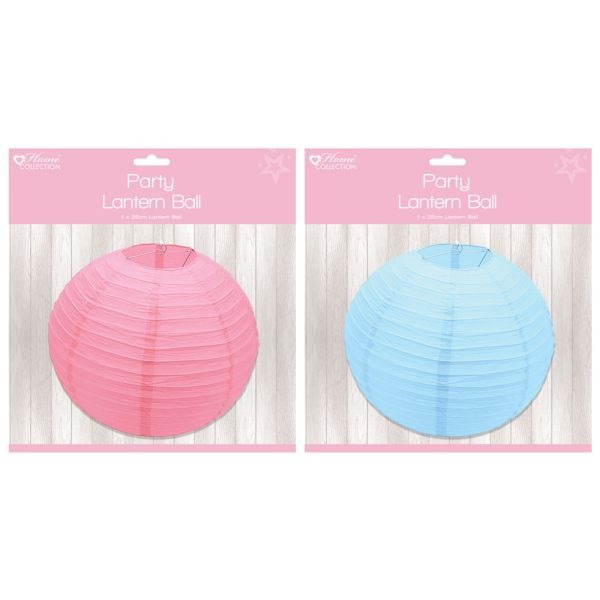 Party  Lantern Balls Pink/blue