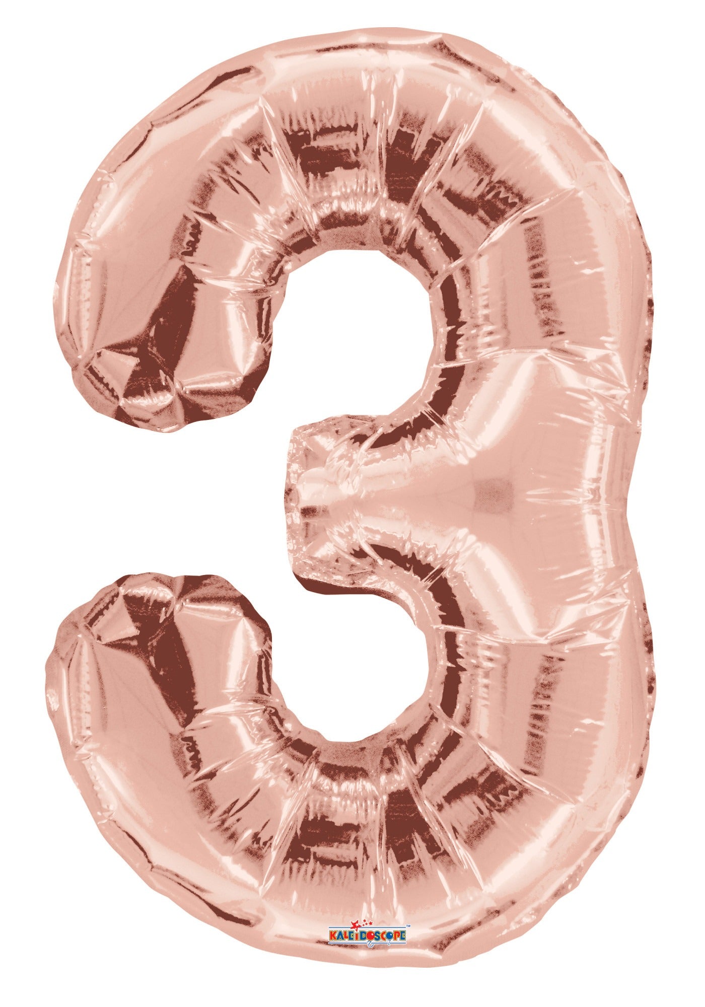 34 inch  Number Balloon - 3 - Rose Gold