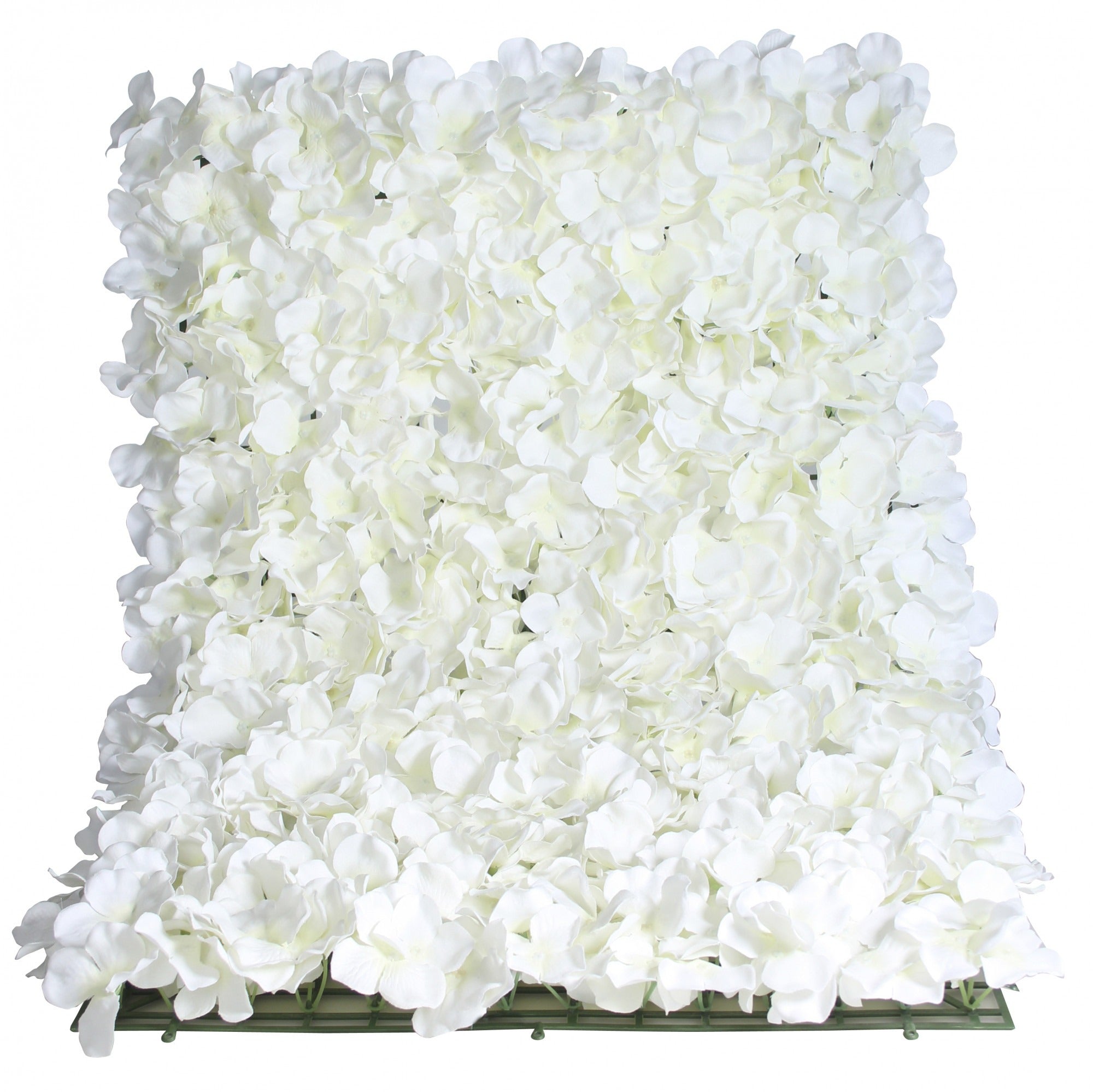 White Hydrangea Flower Wall Panel 40 x 60cm