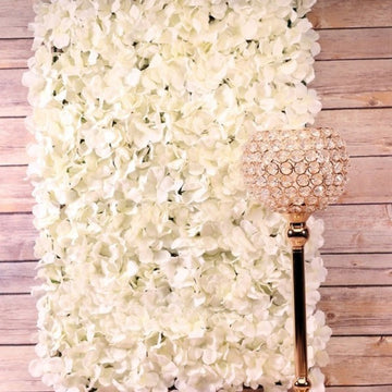 Cream Hydrangea Flower Wall Panel