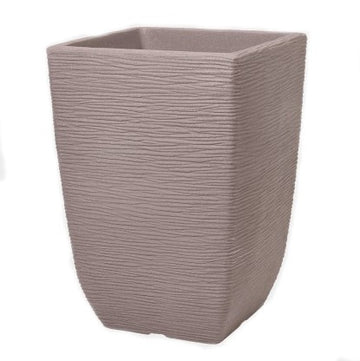 Stewart 48cm Tall Square Cotswold Planter -  Dark Brown