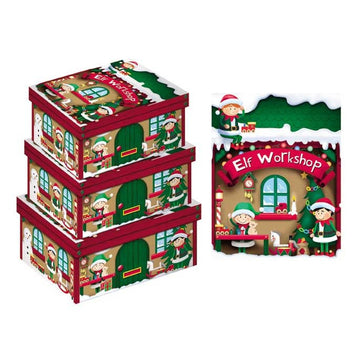 Elf Workshop Gift Boxes (x3)