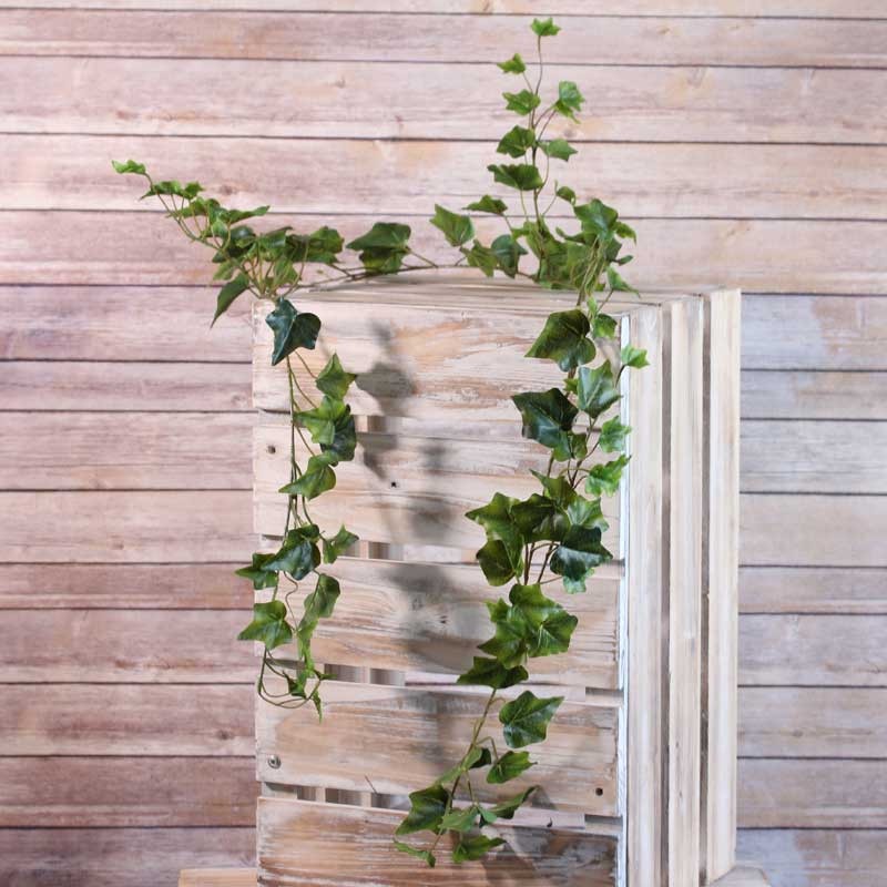 Sandringham Ivy Garland Green 180cm x98 Leaves