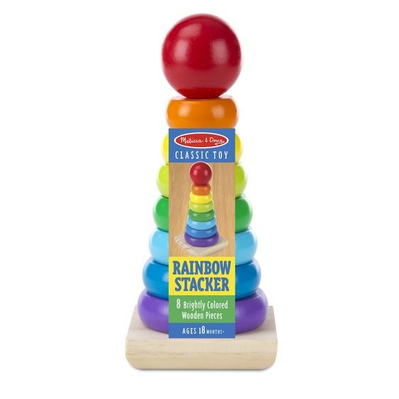 Wooden Rainbow Stacker by Melissa and Doug