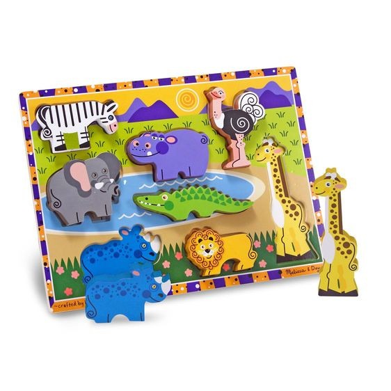 Safari Chunky Puzzle by Melissa and Doug