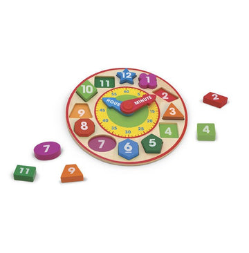 Shape Sorting Clock by Melissa and Doug