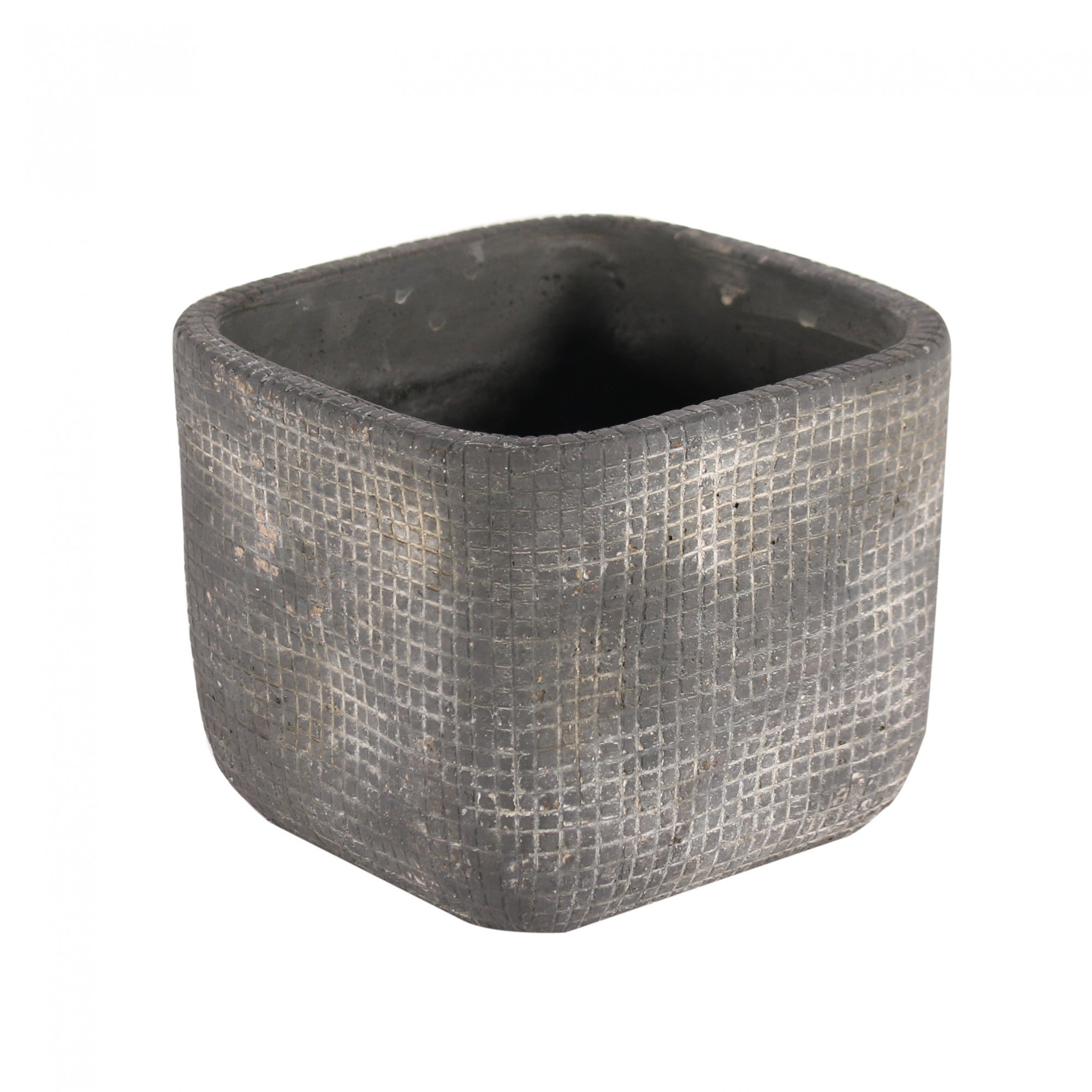 Grey Zen Ceramic Flowerpot 11cm