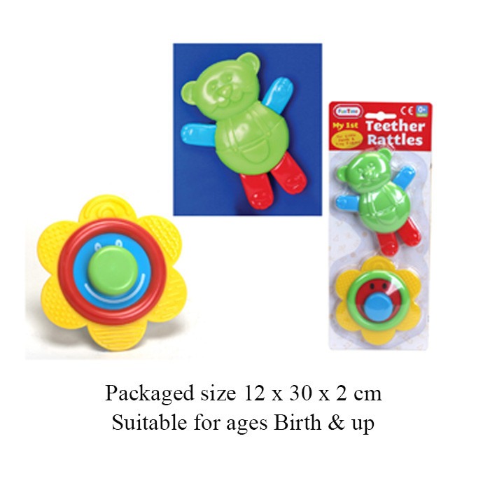 Rattle & Teether (2pcs)