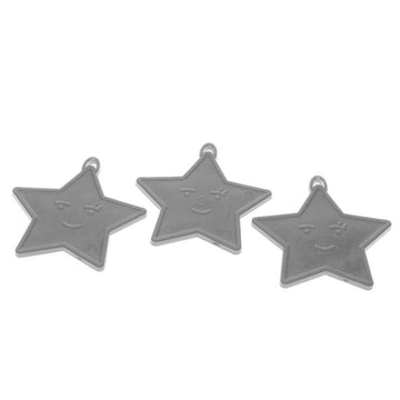 Silver Star Shape Weights