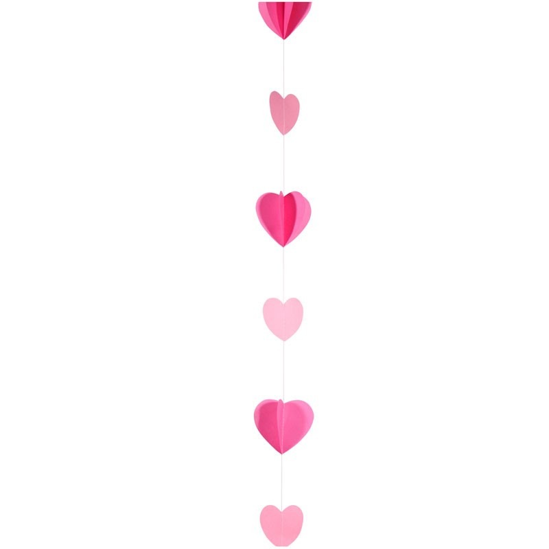 Pink Heart Balloon Tail