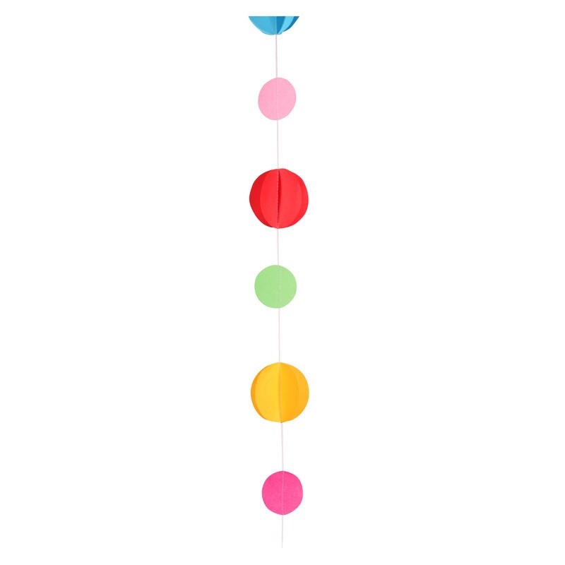 Primary Colours Circle Balloon Tail