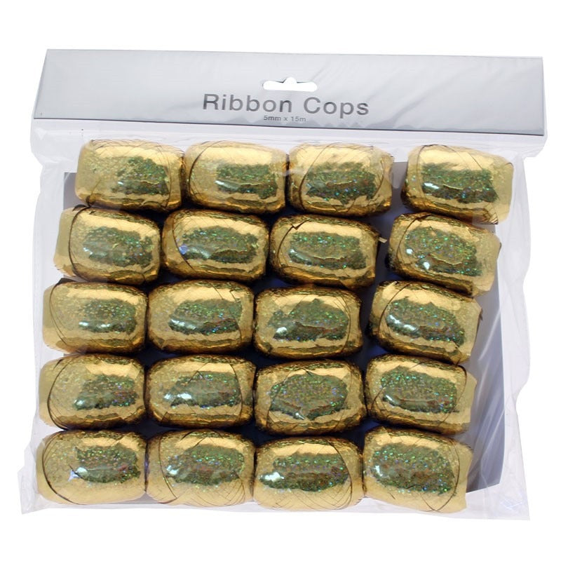 Holographic Gold Ribbon Cops Bulk Pack