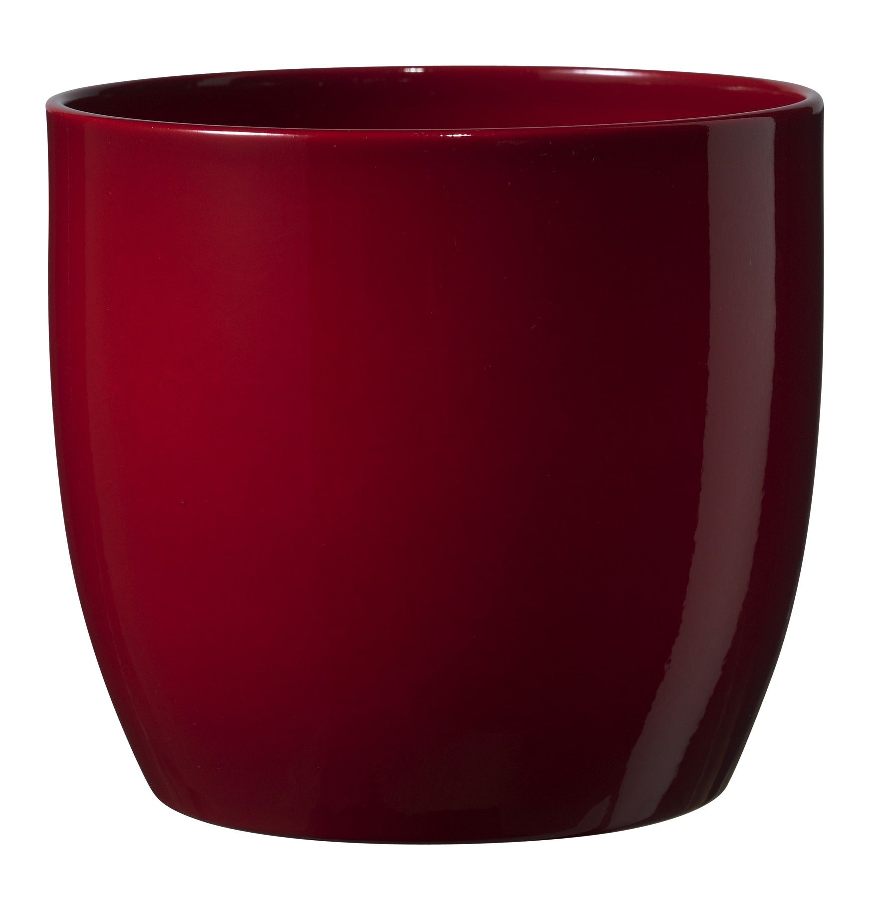 Shiny Bordeaux Basel Fashion Pot (12cm)