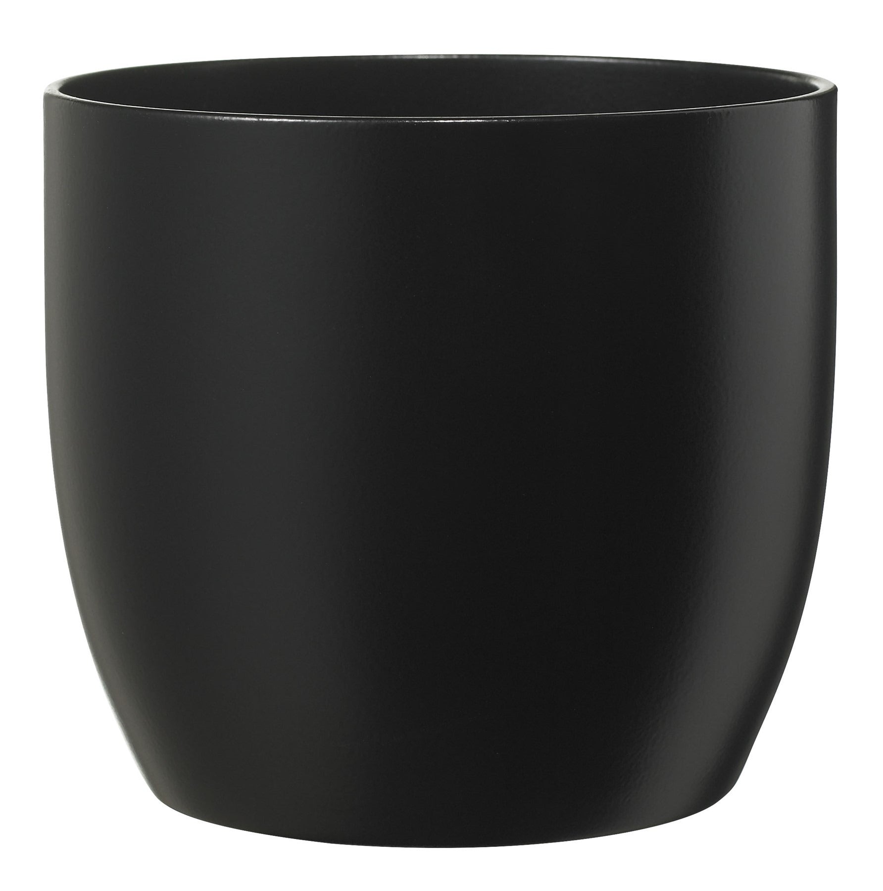 Matte Black Basel Fashion Pot (13cm)