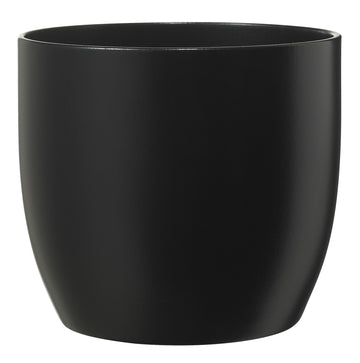 Matte Black Basel Fashion Pot (13cm)