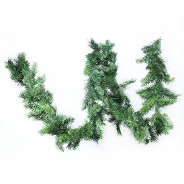 Deluxe Evergreen Greenery Garland (9ft  180 tips)