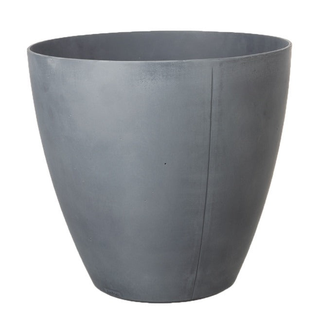 53cm Dark Grey Tall Round Beton Planter