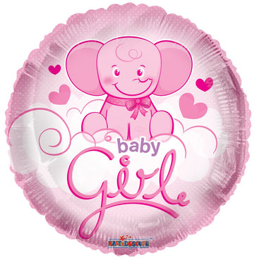 Baby Elephant Girl Balloon (18 Inch)