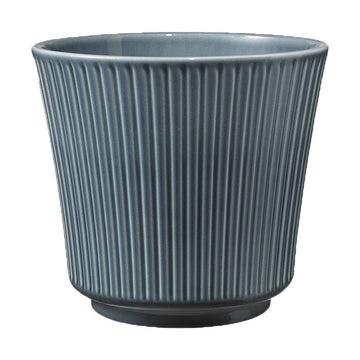 Blue Grey Delphi Ceramic Pot (16cm)