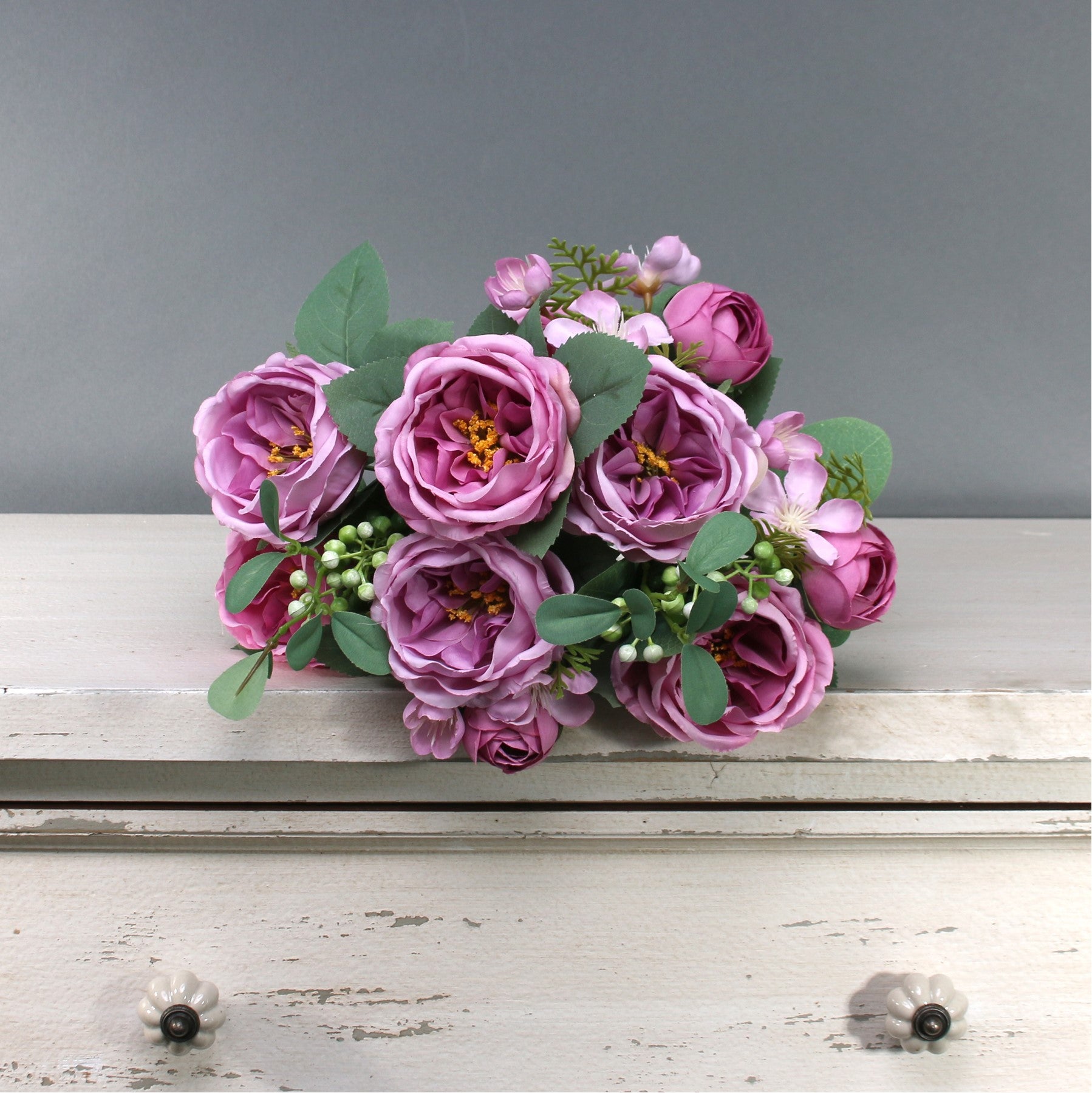 Tintagel Vintage English Rose Bush Purple