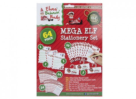 Elf Design Stationery Set 64pc