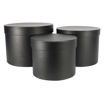 Black Hat Box (Set of 3)