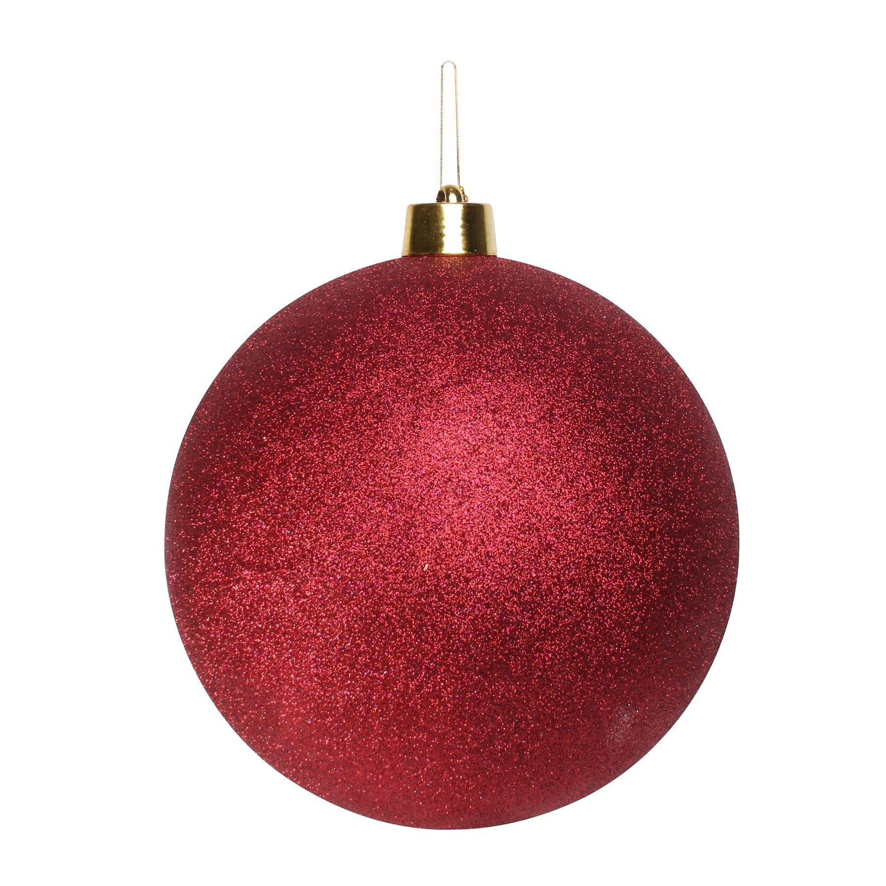 Burgundy Glitter Shatterproof Bauble (x1) (30cm)