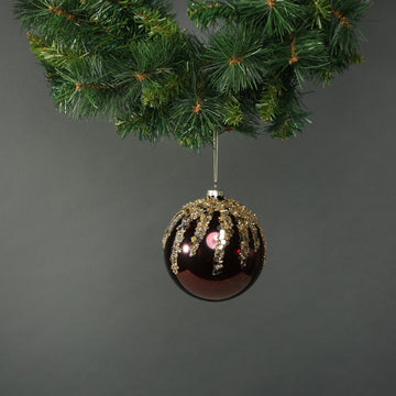 Zanna 12cm Glass Bauble (Set of 2)