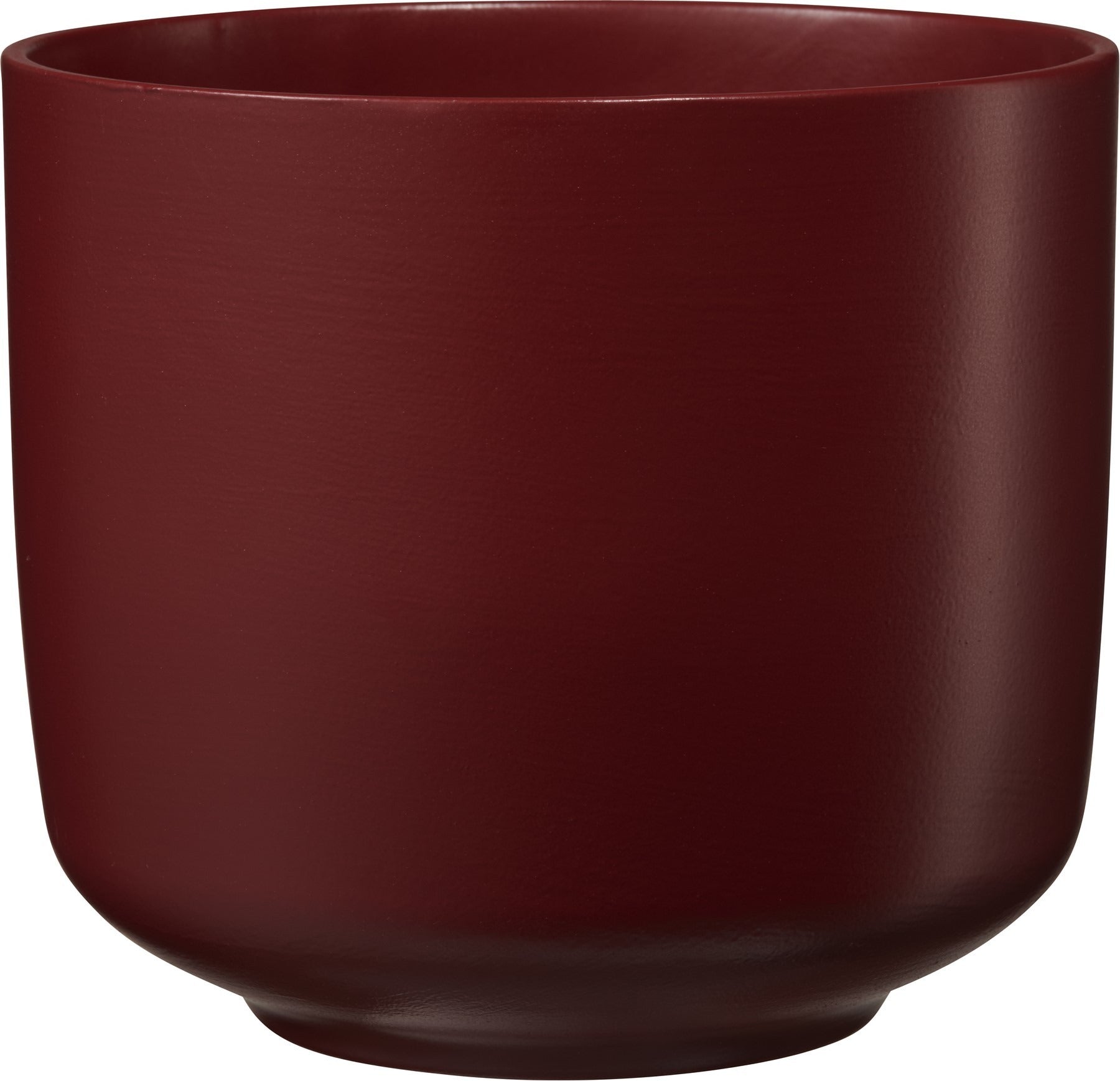 Bari Ceramic Pot Red (13cm x 12cm)