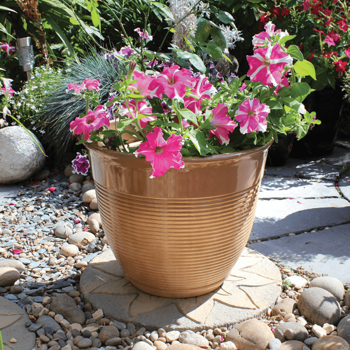 Glazed Ceramic Effect Planter