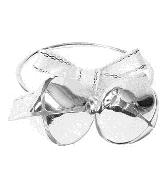 Silver Duo Bells Napkin Ring