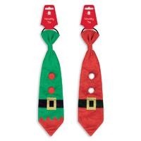 Santa and Elf Novelty Ties