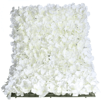 White Hydrangea Flower Wall Bundle (1.2 x 1.8M)