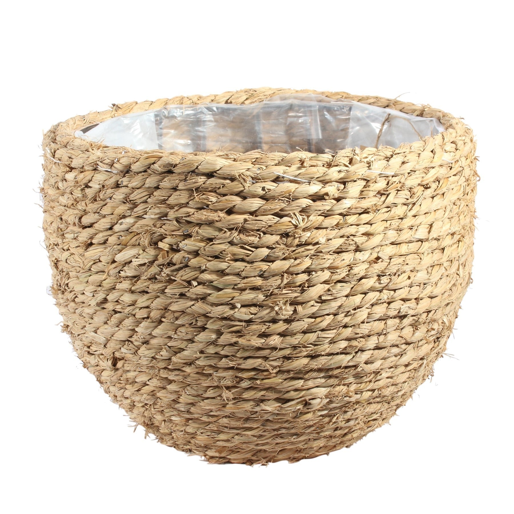 28cm Round Grass Basket - Natural