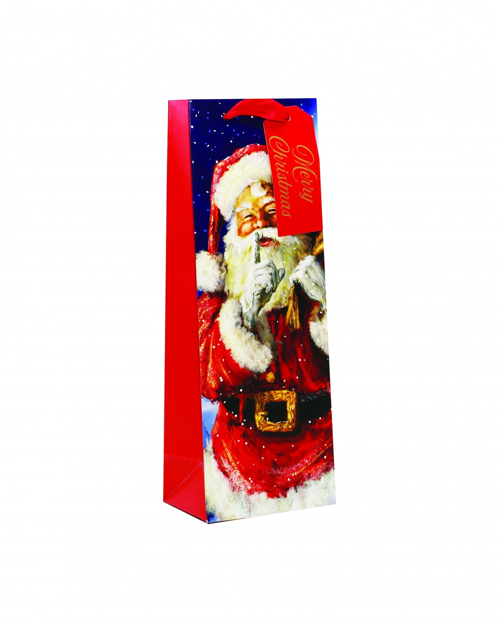 Traditional Santa Bottle Bag