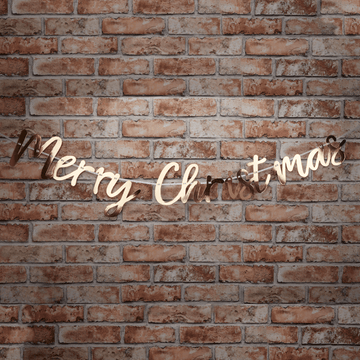 Dazzling Christmas - Bunting Merry Christmas Text