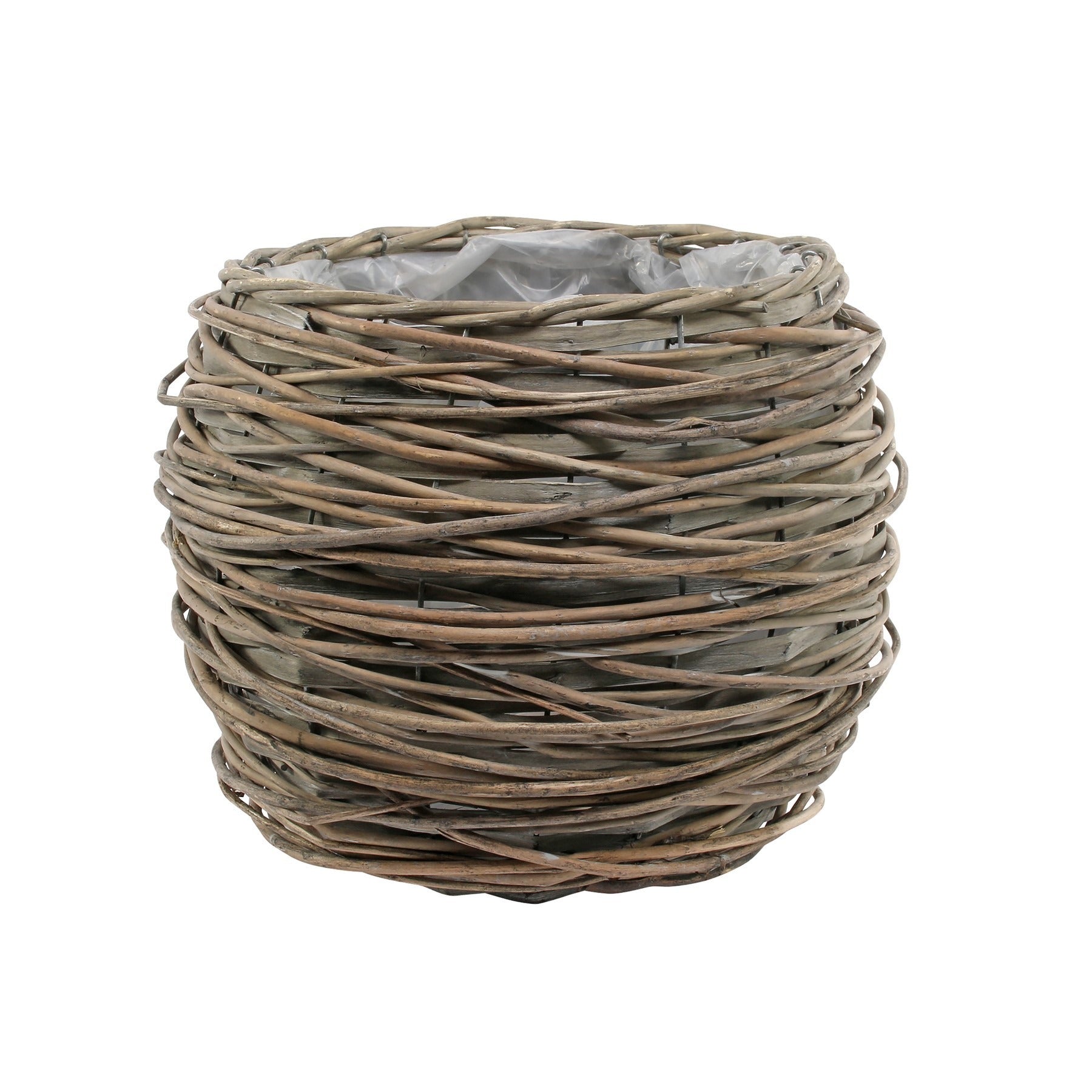 Round Full Willow Basket (20cm)