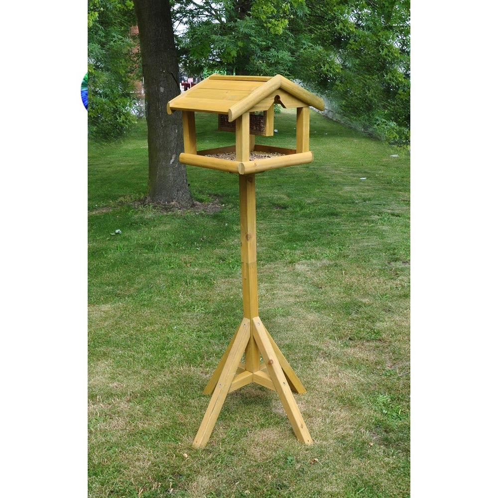 Kingfisher Premium Bird Table with Feeder