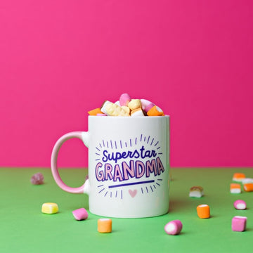 Cheerful Mug - Superstar Grandma