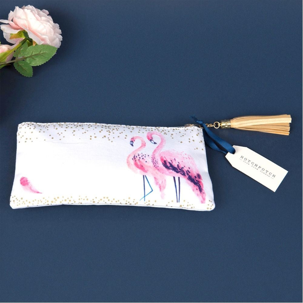 Swan Lake Flamingo Cosmetic Bag