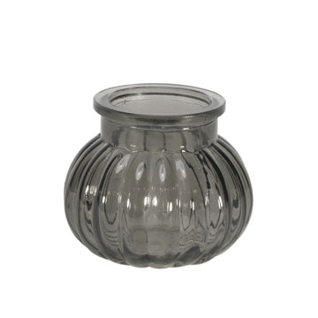 Dove Grey Veneto Bubble Jar (7.5cm x 9cm)