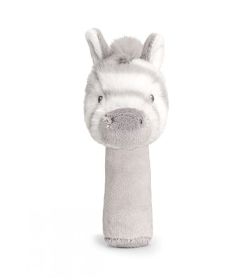 Keeleco Cuddle Zebra Stick Rattle (14cm)