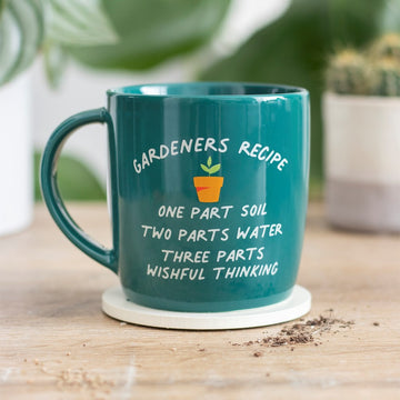 Gardeners Recipe Ceramic Mug