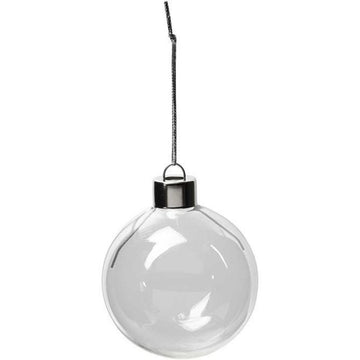 Large Glass Baubles (Pack of 8)